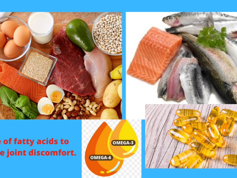 Usage of fatty acids to minimize joint&nbsp;discomfort.